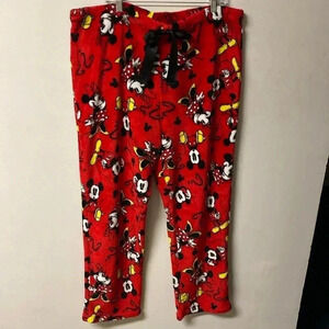 Mickey & Minnie 3X 22 - 24W Lounger bottom with Drawstring, Pajama Bottom
